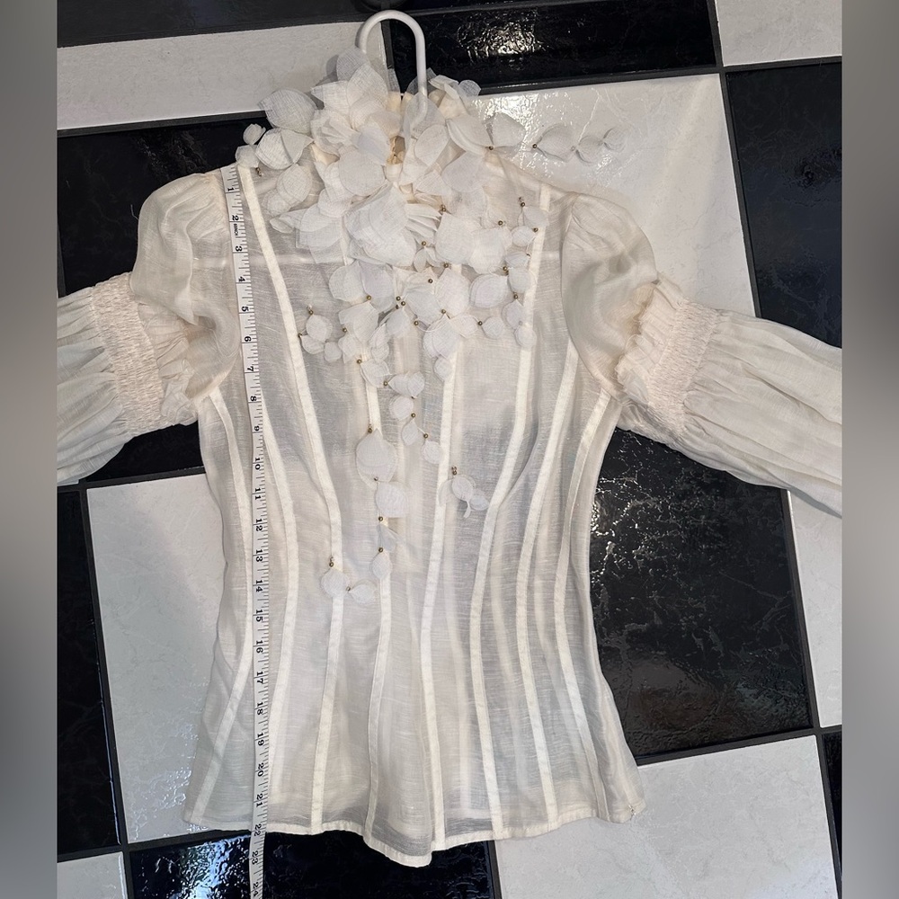 ZIMMERMANN BOTANICA WATTLE BLOUSE - SIZE 0 - Picture 14 of 15